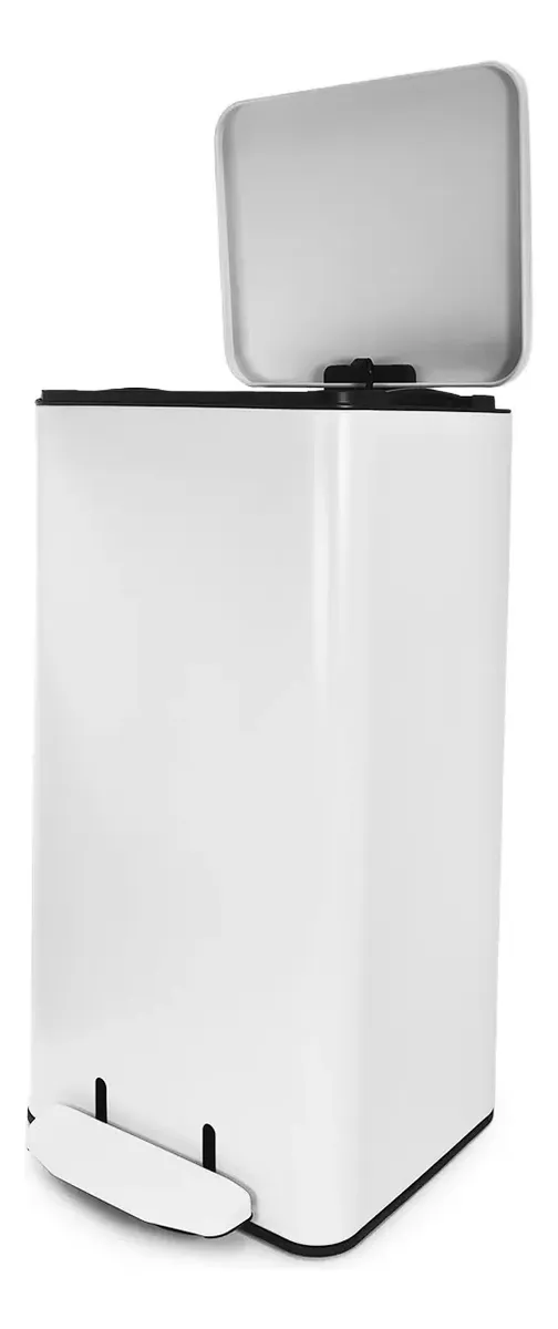 01014DUN465-1 Cesto Recipiente Basura C/ Pedal Otten 21 Lts Blanco