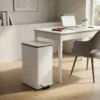 01014DUN465-2 Cesto Recipiente Basura C/ Pedal Otten 21 Lts Blanco