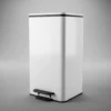 01014DUN465-4 Cesto Recipiente Basura C/ Pedal Otten 21 Lts Blanco