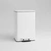 Cesto Recipiente Basura C/ Pedal Otten 30 Lts Blanco