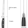 OTTEN CUCHILLO MULTIUSOS 4,5" FORJADO D414-E