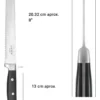 OTTEN CUCHILLO DE PAN 8" FORJADO D414-D