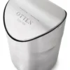 Cesto De Basura Chico C/ Tapa Vaivén Otten Plateado