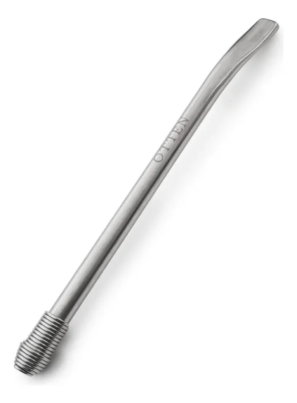 BOMBILLA PLANA CON RESORTE 16CM ACERO INOX-OTTEN -