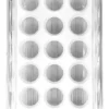 02014DUN060-2 Organizador Heladera Porta Huevos Huevera Acrilico 18 Huevos Transparente