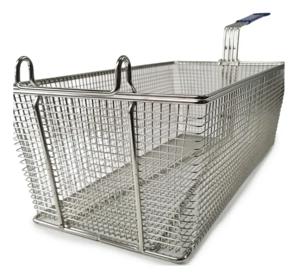 Canasto Freidor Cromado Otten 49,5 X 23 Cm