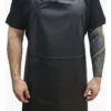 Delantal Gastronómico De Cocina Parrillero Otten Negro Liso