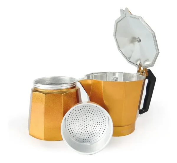 CAFETERA COLOR BRONCE/MARRON  OTTEN 6 TAZAS - 300 ML