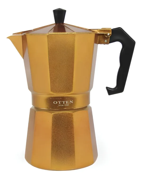 CAFETERA COLOR BRONCE/MARRON  OTTEN 6 TAZAS - 300 ML