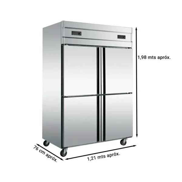 OTTEN-FREEZER VERTICAL DOS P. DOBLE CONTROL 1000LTS TKF-1000L