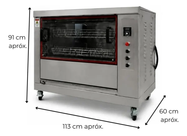 22247OTT0004-1 OTTEN-ROSTIZADOR ELECTRICO MED. 100*90*106CM TRC-201