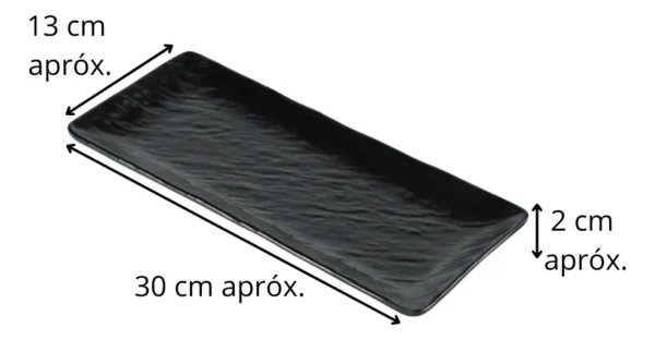 Bandeja Rectangular 30 Cm Melamina Reforzada Otten