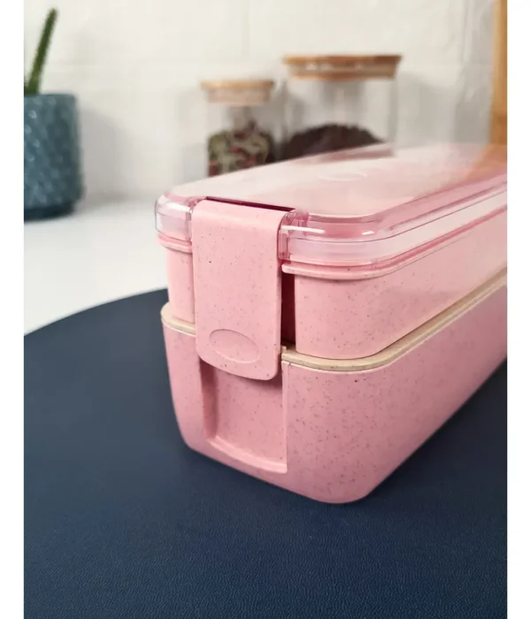 OTTEN-LANCHERA C/ CUBIERTOS 750ML ROSA- TY0592PK