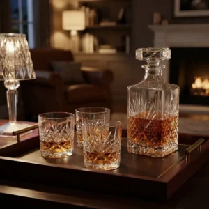 31273DUN0011 Set X 5 Piezas Para Whisky Vasos Y Licorera Otten 750 Ml