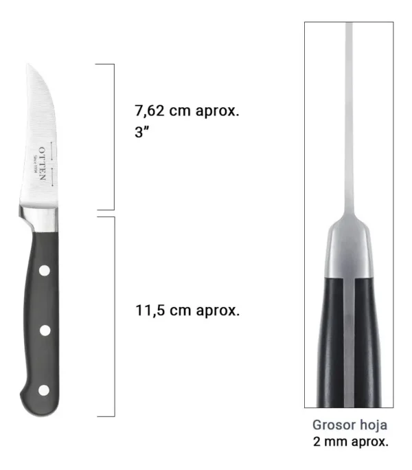 OTTEN-TACO DE CUCHILLOS 5PZAS BA513