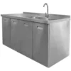 33247OTT0003 OTTEN-BAJO MESADA DE ACERO C/ BACHA 150*70*90CM TKC-S4-2