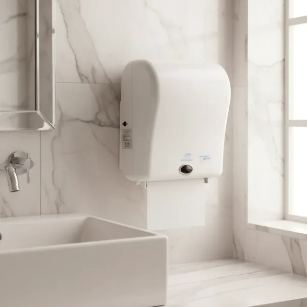 Dispenser De Toallas De Papel Eléctrico Con Sensor Otten Blanco