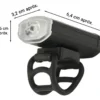 LAMPARA LED PRA BICICLETA RECARGABLE 150 LUMENES OTTEN NEGRO