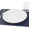 Mantel Individual Reversibles Liso Otten 30 X 45 Cm Color Azul