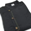 Chaqueta De Chef Para Cocina Manga Corta Unisex Otten Negro L