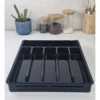 D_NQ_NP_2X_676114-MLA96056755086_102025-F Cubiertero Extensible 9 Divisiones Organizador Otten Negro