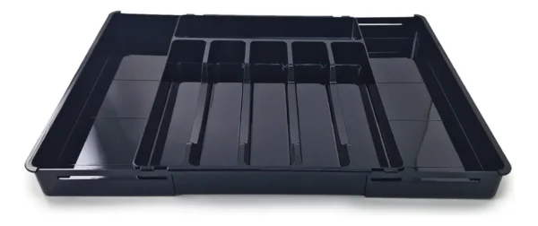 D_NQ_NP_2X_775178-MLA96500266695_102025-F Cubiertero Extensible 9 Divisiones Organizador Otten Negro