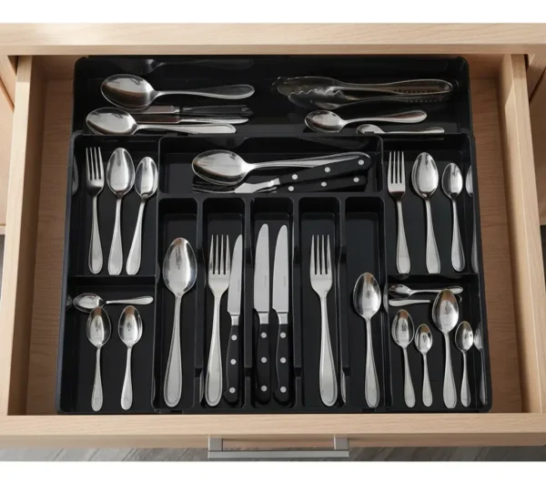 D_NQ_NP_2X_846454-MLA114248664144_082026-F Cubiertero Extensible 9 Divisiones Organizador Otten Negro