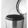 Cesto Tacho De Basura Acero Inoxidable A Pedal Otten 20 Lts Plateado