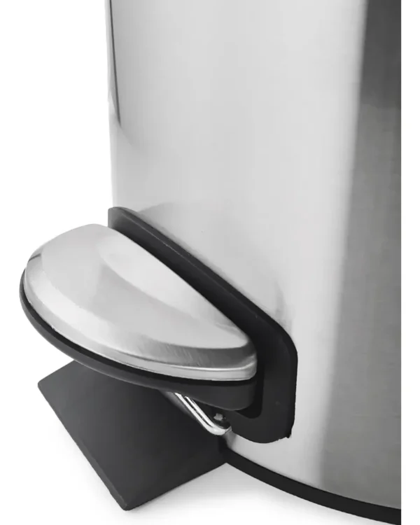 Cesto Tacho De Basura Acero Inoxidable A Pedal Otten 20 Lts Plateado