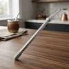Bombilla Mate Plana Resorte Acero Inoxidable 16 Cm Otten Plateado