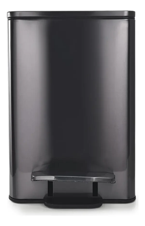 Cesto Recipiente Basura C/ Pedal Otten 21 Lts - Gris Oscuro