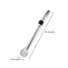 BOMBILLA CURVA 22CM ACERO INOX C/CEPILLO - OTTEN - BOMBILLA CURVA 22CM ACERO INOX C/CEPILLO - OTTEN -