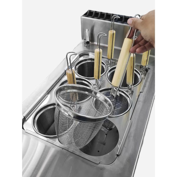 OTTEN-HERVIDOR DE PASTAS 8 CANASTOS C/GABINETE A GAS TGH-9