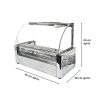 OTTEN-MAQUINA DE HOT DOG ELECTRICA TDM-5X 56 cm x 28 cm (prof) 46 cm de alto