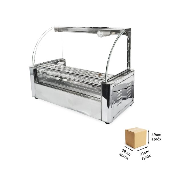 OTTEN-MAQUINA DE HOT DOG ELECTRICA TDM-5X 56 cm x 28 cm (prof) 46 cm de alto
