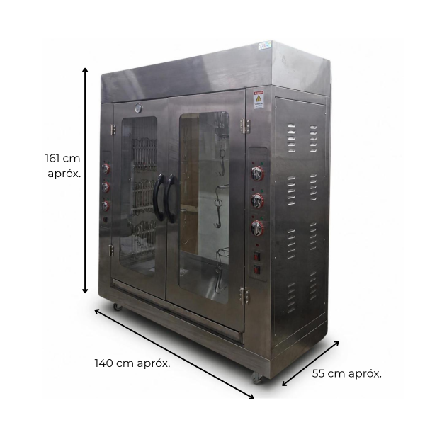 OTTEN-ROSTIZADOR ELECTRICO GDE. 134*65*158CM TRC-206-2