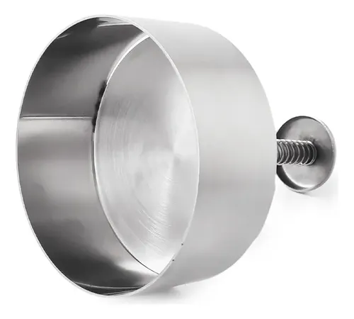 D_641485-MLA89275805710_082025-O Molde Prensa De Hamburguesas Acero Otten 11,4 Cm - Plateado