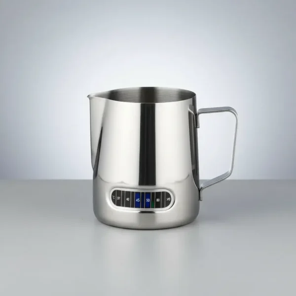 Jarra De Leche Pitcher Termometro Acero Inox 350 Ml - Otten -