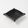 Bandeja Multiuso Ecocuero 15*15 Cm Negra Otten