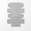 14273OTT0004-2 CAJA DE PAÑUELOS ECOCUERO GRIS -OTTEN-